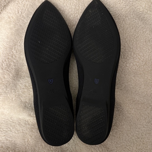 Rothy’s The Point | Black Knit Ballet Flats | Size 10 - Picture 3 of 7